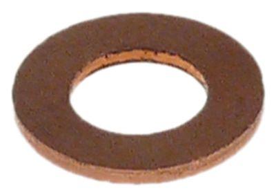 Underlagsskive ID ø 64mm UD ø 12mm Kobber Materialestyrke 1mm VPE 1 Stk.