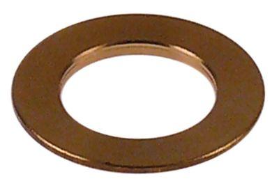 Spændskive ID ø 17mm UD ø 28mm Messing Materialestyrke 2mm affaset VPE 1Stk.