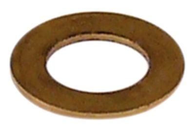 Underlagsskive ID ø 9mm UD ø 154mm Messing Materialestyrke 1mm VPE 1Stk.