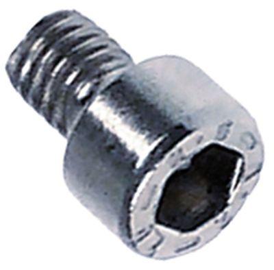 Cylinderhovedskrue DIN 912/ISO 4762 Gevind M6 CNS SW 5 Gevind L 8mm VPE 1 Stk.