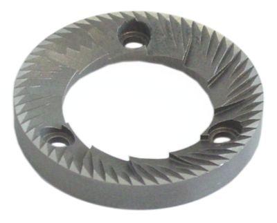 Kværnskivepar ID ø 38mm H 95mm D1 ø 63mm Hul ø 55mm Boring ø 85mm Fastgørelse ø 48 lige