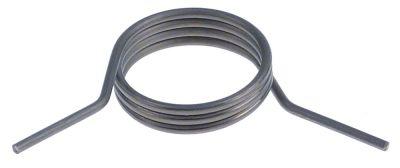 Drejefjeder ø 30mm Trådtykkelse ø 2mm L1 8mm L2 45mm L3 45mm VPE 1Stk.