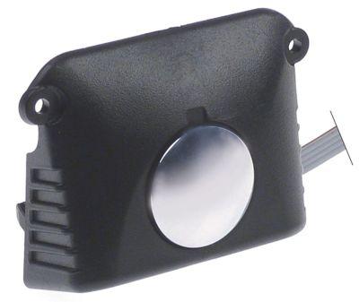 Kontakt forkromet L 60mm B 50mm Taster 1