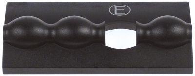 Betjeningsblænder L 120mm B 58mm Plastik