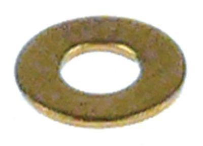 Underlagsskive ID ø 32mm UD ø 7mm Messing Materialestyrke 5mm