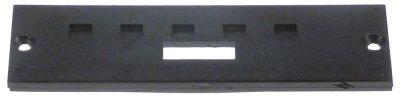 Betjeningsblænder L 1535mm B 44mm Plastik sort