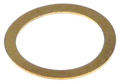 Spændskive ID ø 133mm UD ø 17mm Messing Materialestyrke 5mm Vandstandsglas VPE 1Stk.