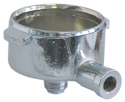 Siholder Messing forkromet ID ø 56mm Udløb 3/8
