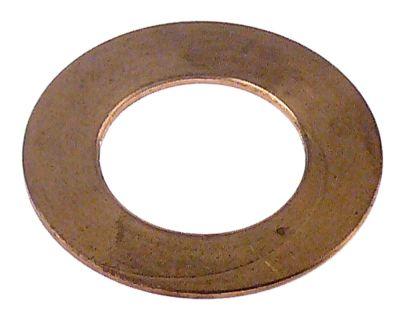 Underlagsskive ID ø 18mm UD ø 32mm Messing Materialestyrke 12mm VPE 1 Stk.