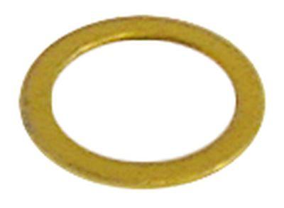 Underlagsskive ID ø 13mm UD ø 178mm Messing Materialestyrke 5mm VPE 1Stk.