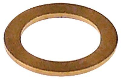 Underlagsskive ID ø 123mm UD ø 18mm Messing Materialestyrke 1mm VPE 1Stk.