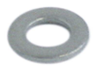 Underlagsskive ID ø 7mm UD ø 11mm Rustfrit stål Materialestyrke 1mm VPE 1Stk.