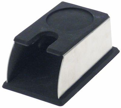 Holder Rustfrit stål/silikone H 59mm B 93mm til siholder D 141mm