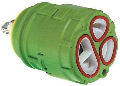 Keramikpatron H1 465mm H2 545mm H3 76mm D1 ø 46mm D2 ø 35mm uden låsestift passer til KWC