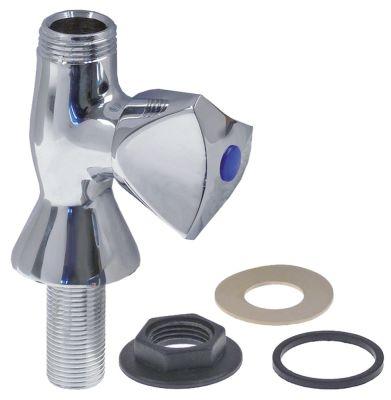 Vandhane til vask eller bord AL 48mm 3-kant greb Bordboring ø 22mm Fedtkammeroverdel 1/2
