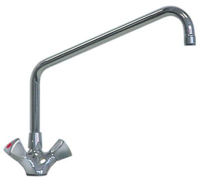 monobloc tap projection 350mm spout height 290mmtap head 1/2 turn connection 1/2