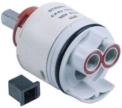 Keramikpatron H1 46mm H2 59mm H3 735mm D1 ø 425mm D2 ø 26mm med 1 låsestift Type F