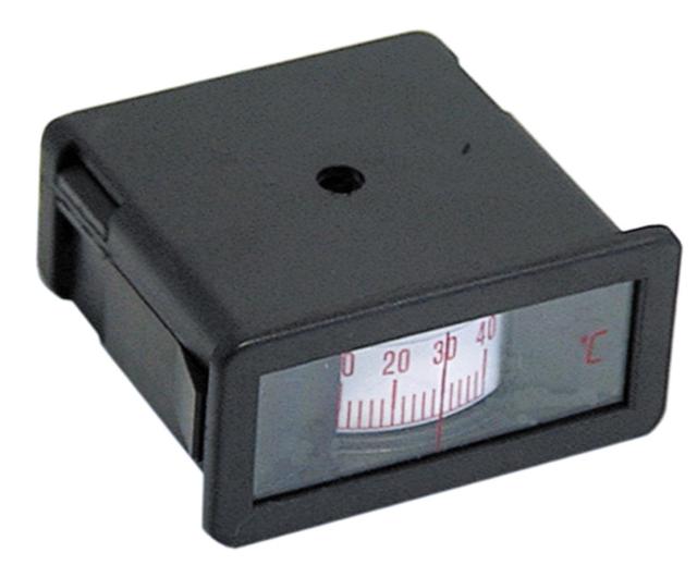 Termometer Kapillærrør 2500mm Føler ø 6mm Indbygningsmål 58x25,5mm Føler L 30mm