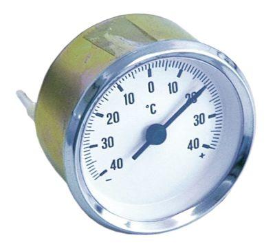 Termometer Kapillærrør 2000mm Føler ø 6mm Indbygning ø 60mm T.maks. 40°C Føler L 135mm