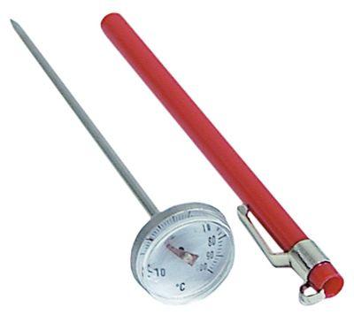 Indstikstermometer ø 27mm L 143mm T.maks. 100°C Føler L 120mm -10 til +100°C Visning analog