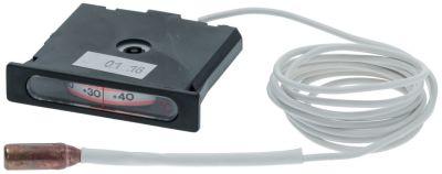 Termometer Kapillærrør 1000mm Føler ø 85mm Indbygningsmål 62x11mm Føler L 20mm -40 til +40é