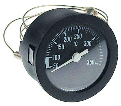 Termometer Kapillærrør 1000mm Føler ø 4mm Indbygning ø 52mm T.maks. 350°C Føler L 60mm