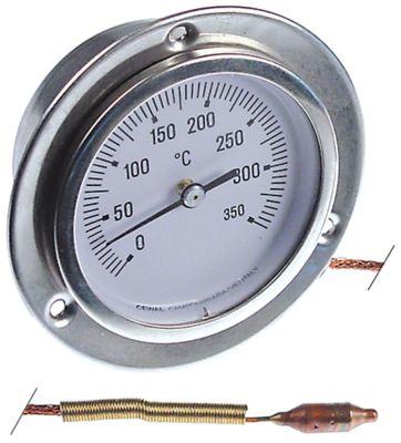 Termometer Kapillærrør 1500mm Føler ø 65mm Indbygning ø 60mm T.maks. 350°C Føler L 20mm