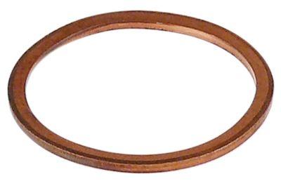 Pakning Kobber ID ø 33mm H 2mm Udvendig ø 39 til gevind 1