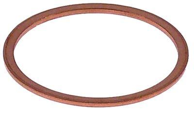 Pakning Kobber ID ø 48mm H 2mm Udvendig ø 55 til gevind 1½