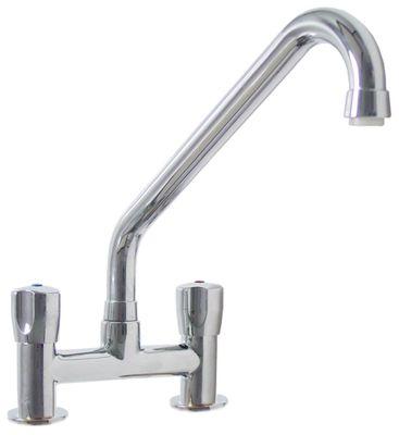 bridge mixer tap projection 300mmspout height 230mm tap head 3/4