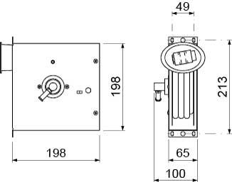 Slangeopruller Slangelængde 15m Slange ø 7x13mm Tilslutning 1/2