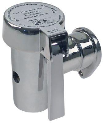 drain tap ø 59mm conical seal A 120mm B1 65mm nickel silver