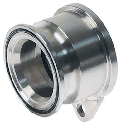 Adapter Rustfrit stål L 47mm Tilslutning ø 47mm