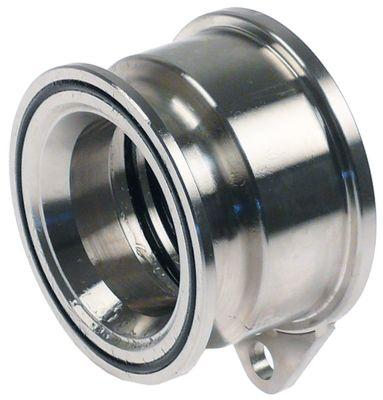 Adapter Rustfrit stål L 50mm Tilslutning ø 59mm