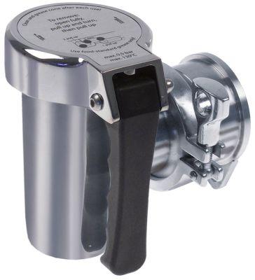 Tømningshane Messing forkromet konisk tætnende A 120mm B 52mm ø 59mm