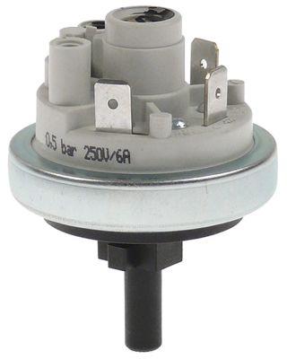 Pressostat Trykområde 105/75mbar Tilslutning 6mm ø 45mm Tryktilslutning vertikal Spuleteknik