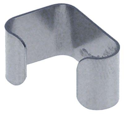 Følerklemme für rør-ø 17x6mm til fladrørsvarmeelement VPE 1 Stk.