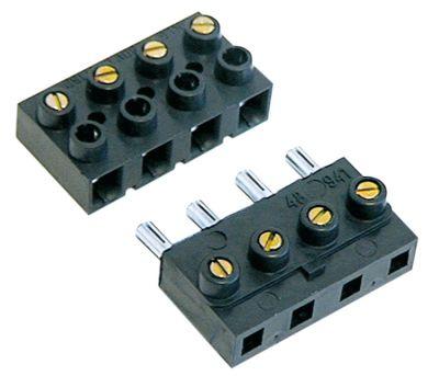 Stikklemmeliste 4-polet maks. 16A Tværsnit 25mm²