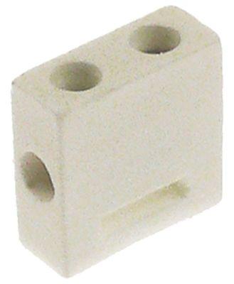 Porcelænrækkeklemme H 25mm L 25mm B 10mm 1-polet 25mm² BA  -mm maks 400V maks. 32A VPE 1 Stk.