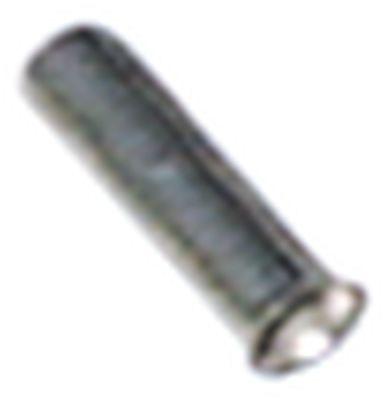 Ledningstylle Cu gal Sn L 12mm T.maks. 110°C 6mm² VPE 100Stk.