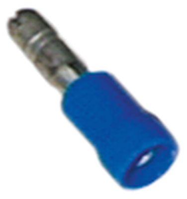 Rundstik Cu gal Sn blå T.maks. 75°C 1,5-2,5mm² Størrelse ø4mm Isolering PVC VPE 100Stk.