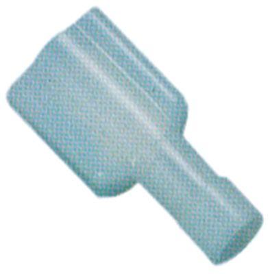 Kabelsko / spade 6.3mm. 1,5-2,5mm²100 stk. nylon  t.max. 105°C