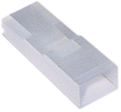 Beskyttelseskappe 1-polet Størrelse 6,3mm lige Nylon T.maks. 120°C VPE 20 Stk.
