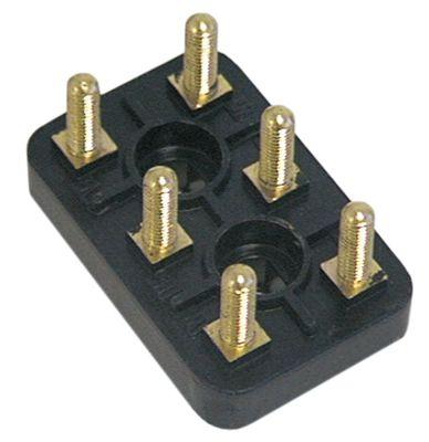 Klembræt Gevind M5 L 55mm B 36mm 3-polet