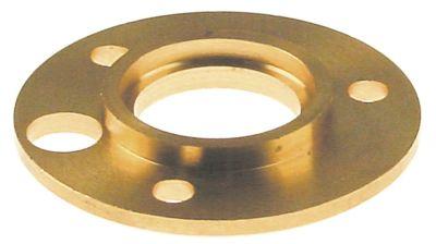 Flange Messing UD ø 60mm Materialestyrke 35mm til ventilatormotor Indv.-ø 1 285mm