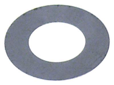Underlagsskive ID ø 10mm UD ø 19mm Stål Materialestyrke 3mm VPE 1Stk.