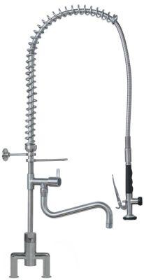 Servicebruser INOX Håndtag Keramikpatron ø47mm Tilslutning 1/2