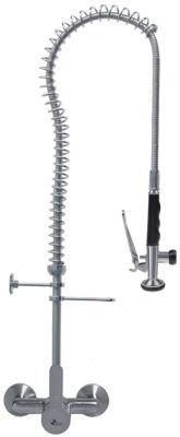 Servicebruser INOX Håndtag Keramikpatron ø47mm Armatur Væg Tilslutning 1/2