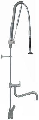 Servicebruser INOX Håndtag Keramikpatron ø47mm Tilslutning 1/2