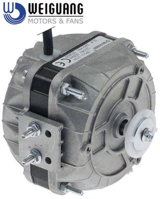 Ventilatormotor 5W 230V 1300o/min Leje Glideleje L1 44mm L2 48mm L3 79mm Kabellængde 500mm B 84mm